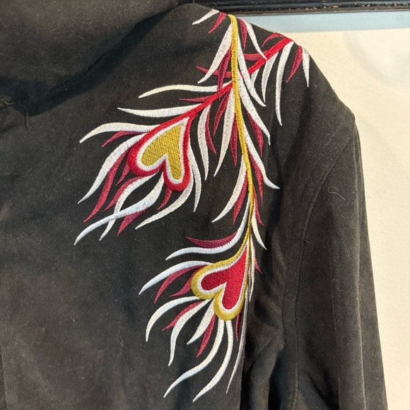 Vintage Bob Mackie Embroidered Rooster Art to Wear Jacket Size 1X - Picture 7 of 14